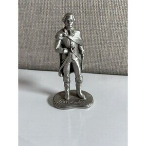 Vintage Hudson Pewter historical figurines- George Washington